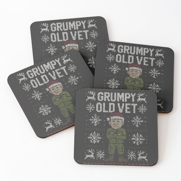 Item preview, Army Ugly Christmas Sweater Grumpy Old Vet Santa  designed and sold by Callsign 84.