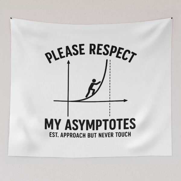 Item preview, Funny Calculus Asymptotes Pun – Math Teacher Humor designed and sold by gunaone-design.