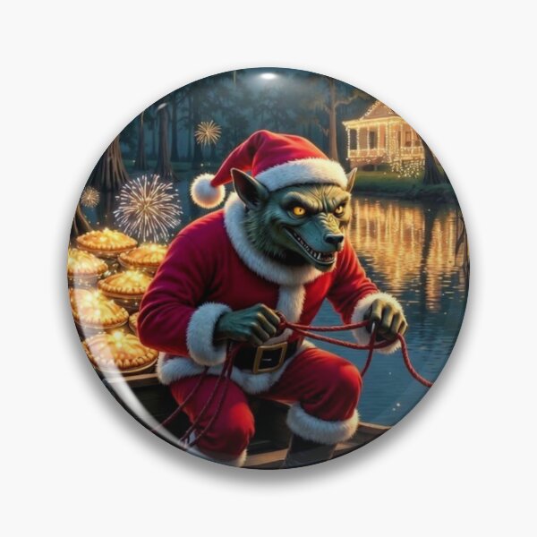 Item preview,  "Christmas in Natchitoches: Santa's Gator Parade designed and sold by harmandragon04.