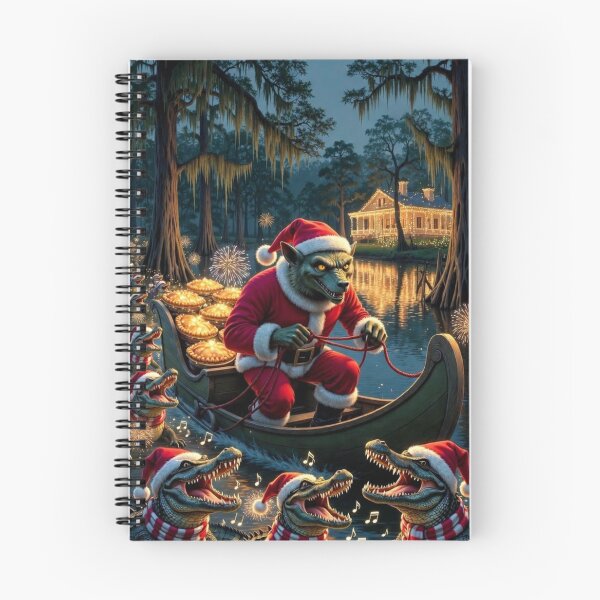 Item preview,  "Christmas in Natchitoches: Santa's Gator Parade designed and sold by harmandragon04.