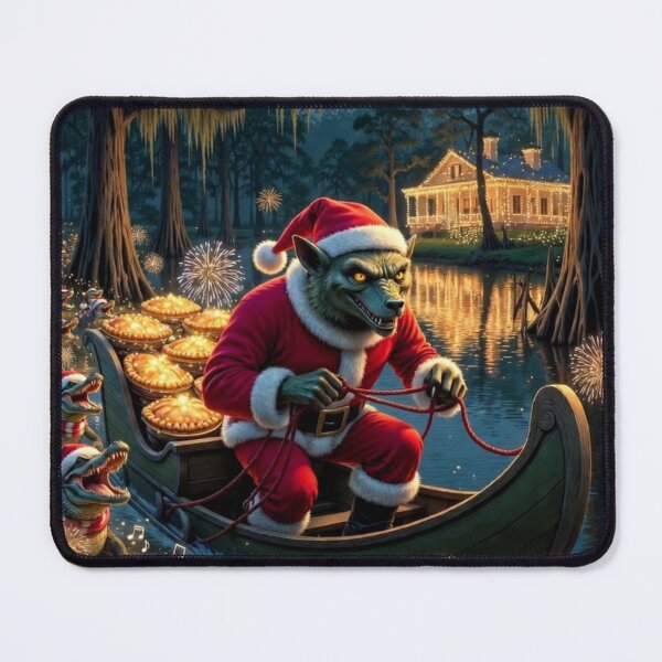 Item preview, "Christmas in Natchitoches: Santa's Gator Parade designed and sold by harmandragon04.