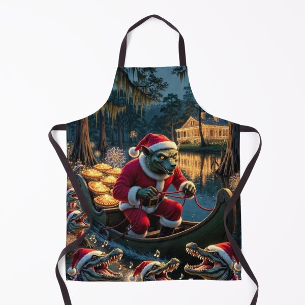Item preview, "Christmas in Natchitoches: Santa's Gator Parade designed and sold by harmandragon04.