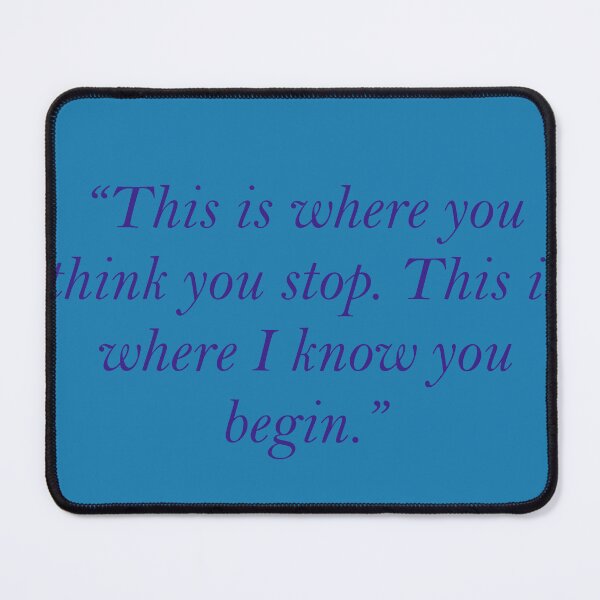 Item preview, One area of life ends where another begins designed and sold by fristsmokie.