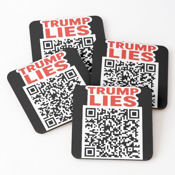 Item preview, TRUMP LIES QR Code designed and sold by Owcomm.