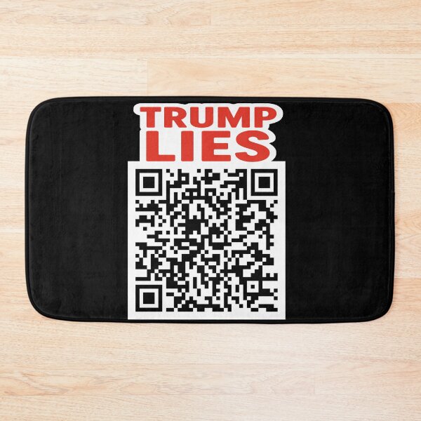 Item preview, TRUMP LIES QR Code designed and sold by Owcomm.
