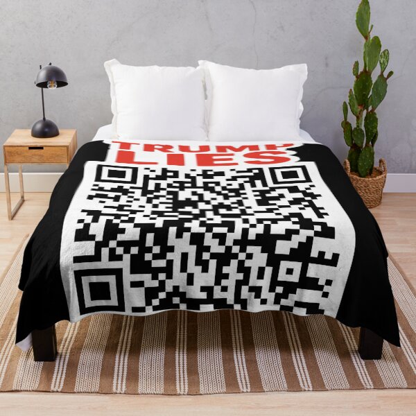 Item preview, TRUMP LIES QR Code designed and sold by Owcomm.