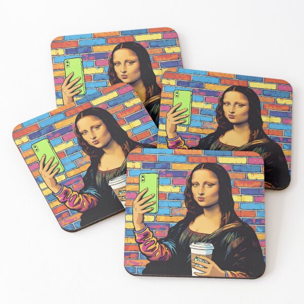Item preview, Selfie of Mona Lisa designed and sold by DOXYBLUE.