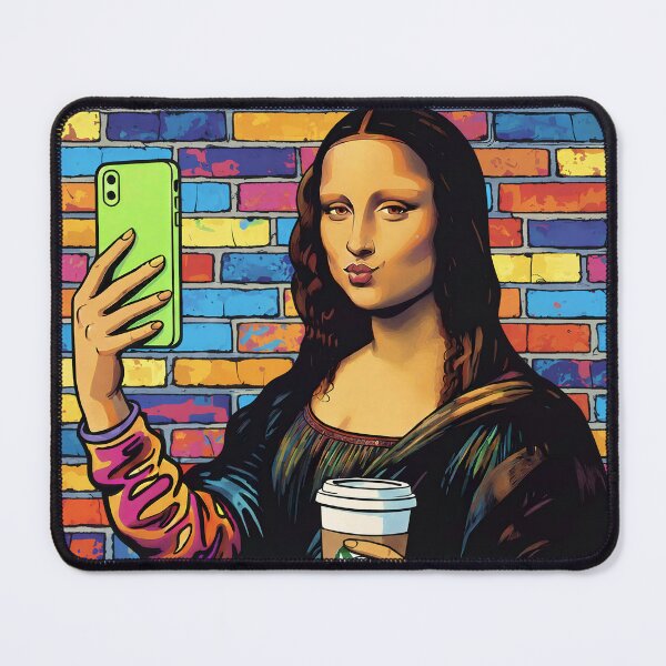 Item preview, Selfie of Mona Lisa designed and sold by DOXYBLUE.