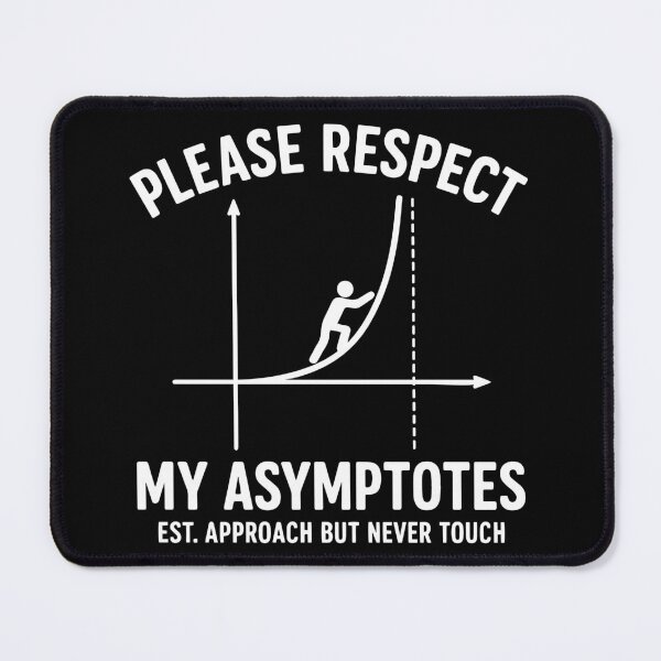 Item preview, Asymptotes Math Pun – Funny Calculus Teacher designed and sold by gunaone-design.