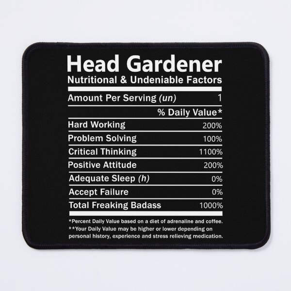 Item preview, Head Gardener designed and sold by aqnkkalw83.