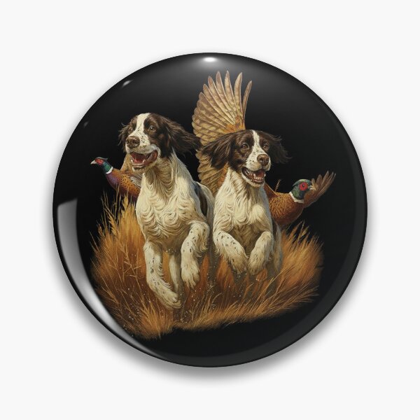 Item preview, Retro English Springer Spaniel Hunting Dog Pheasant Duck designed and sold by love3617.
