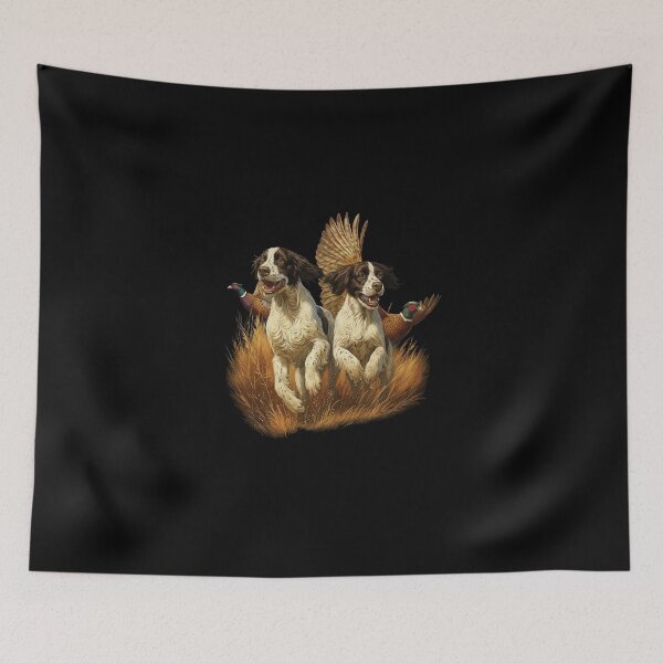 Item preview, Retro English Springer Spaniel Hunting Dog Pheasant Duck designed and sold by love3617.