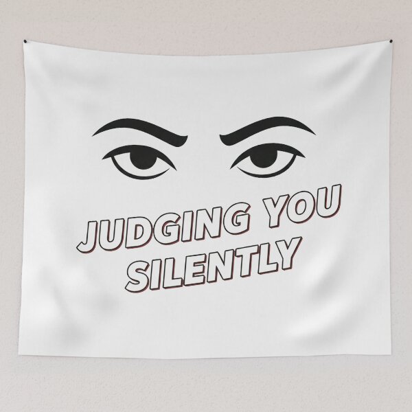 Item preview, Judging You Silently With These Eyes designed and sold by Owcomm.