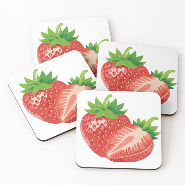 Item preview, Cute Strawberry Aesthetic Sticker designed and sold by Design by TZ.