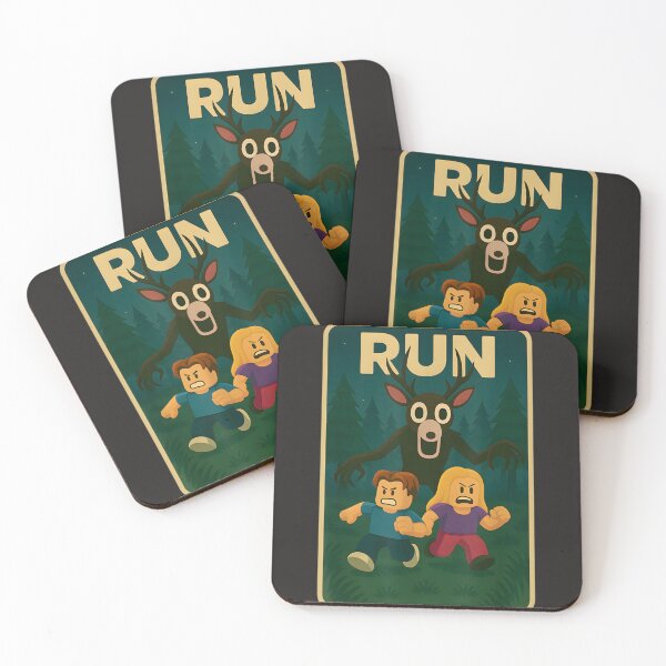 Item preview, Run - 99 Nights Halloween Gamer Deer in The Forest Kids Meme designed and sold by dperlo06.