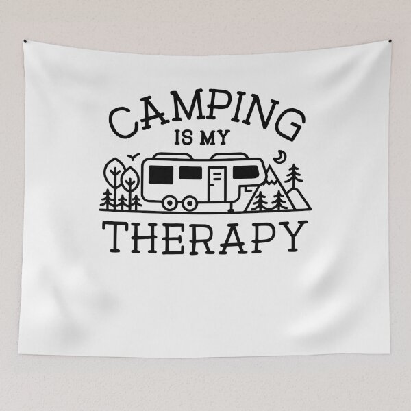 Item preview, Camping Is My Therapy – Funny Outdoor Adventure designed and sold by gunaone-design.