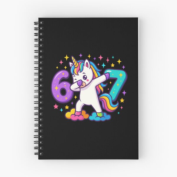 Item preview, Six Seven Viral Unicorn Meme Design designed and sold by CleanDecor.