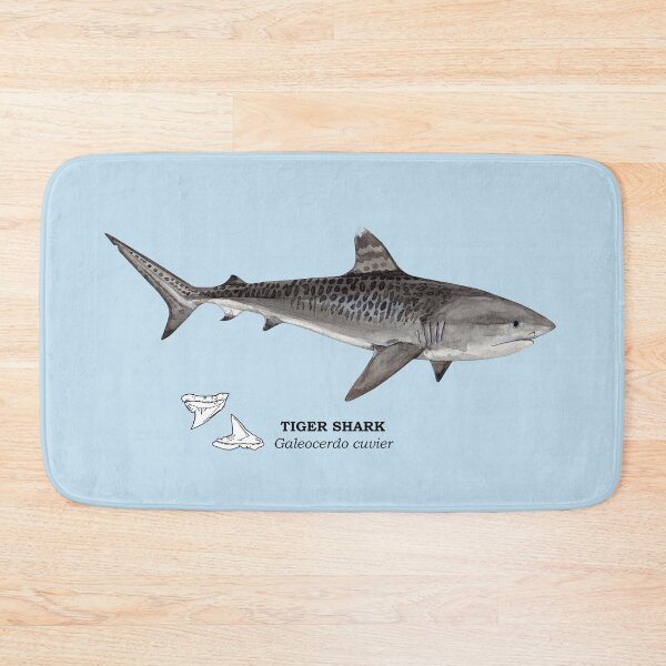 Item preview, TIGER SHARK-Galeocerdo cuvier (name and teeth) designed and sold by BEATRIZ ABAITUA.