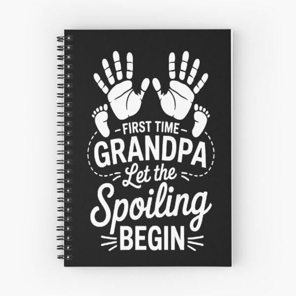 Item preview, New First Time Grandpa Let The Spoiling Begin designed and sold by gandebro.