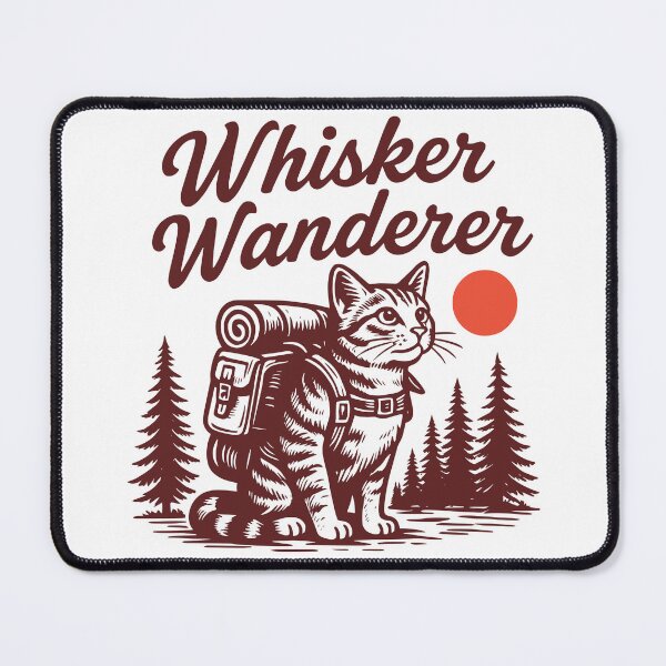 Item preview, Whisker Wanderer Cat Funny Adventure Kitty Cat Explorer designed and sold by gunaone-design.