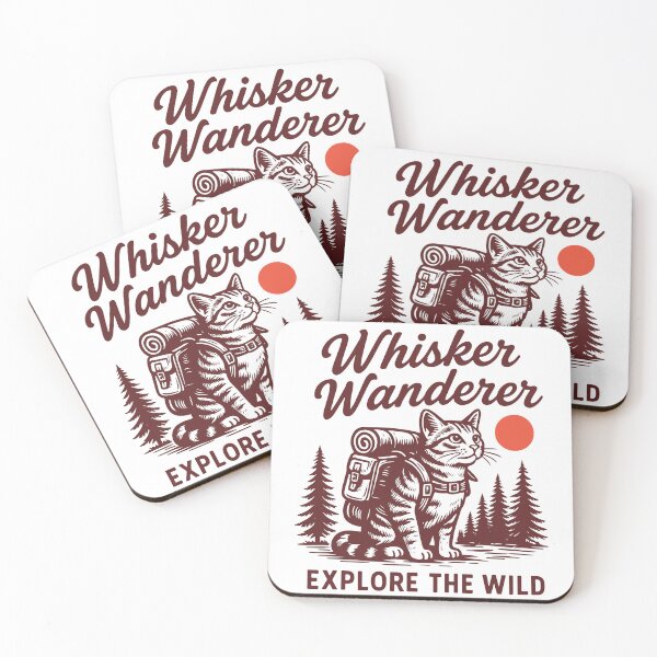 Item preview, Whisker Wanderer Cat Funny Adventure Kitty Cat Explorer designed and sold by gunaone-design.