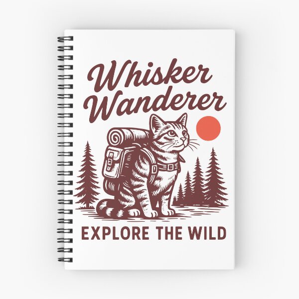 Item preview, Whisker Wanderer Cat Funny Adventure Kitty Cat Explorer designed and sold by gunaone-design.