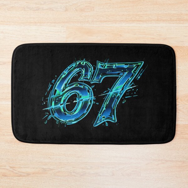 Item preview, 6 7 Six Seven 3D Typography designed and sold by WHITE FLAME PRINTS.
