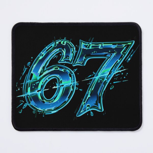 Item preview, 6 7 Six Seven 3D Typography designed and sold by WHITE FLAME PRINTS.
