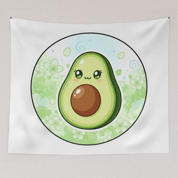 Item preview, Kawaii Avocado designed and sold by plastikelectrik.