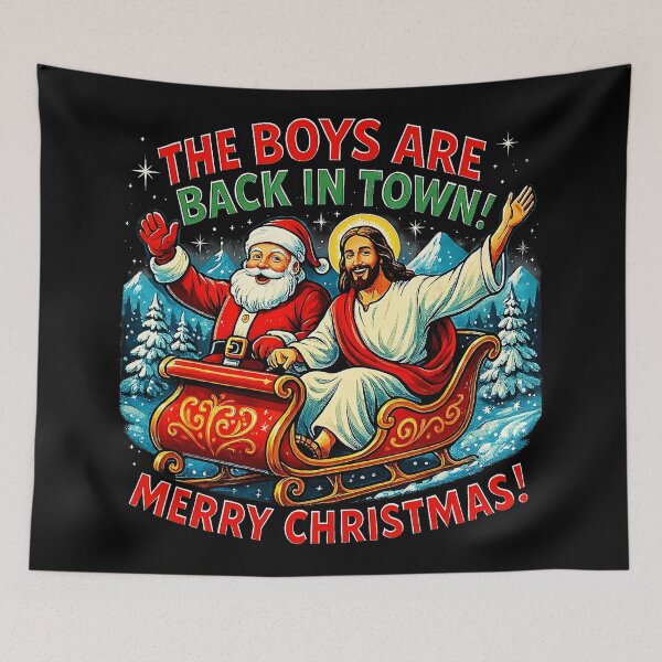 Item preview, The Are Back In Town Merry Christmas Design  designed and sold by JEFDodsonArt.