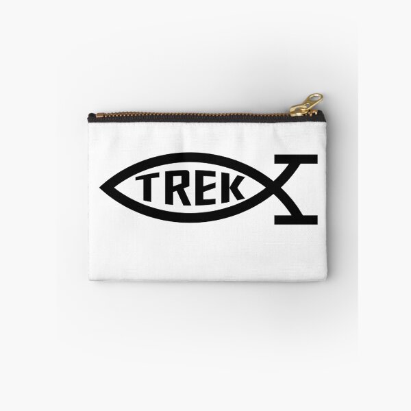 Item preview, Funny Nerdy Trek Fish Symbol Sci-Fi Fan Black Text designed and sold by MathWare MathClips.