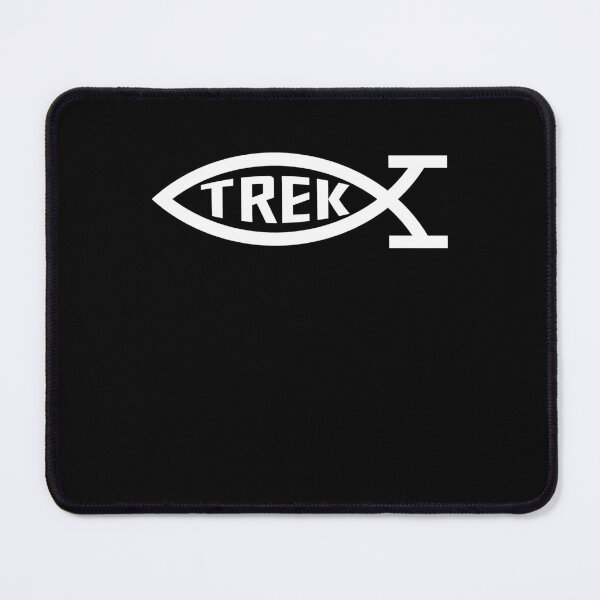 Item preview, Funny Nerdy Trek Fish Symbol Sci-Fi Fan White Text designed and sold by MathWare MathClips.