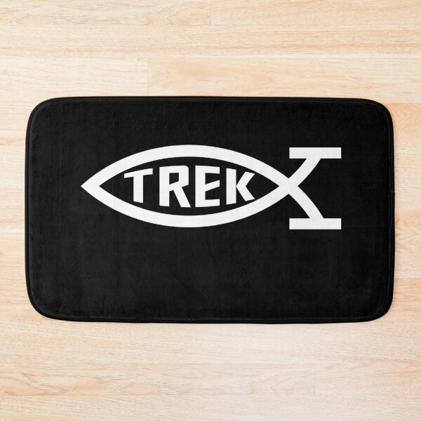 Item preview, Funny Nerdy Trek Fish Symbol Sci-Fi Fan White Text designed and sold by MathWare MathClips.