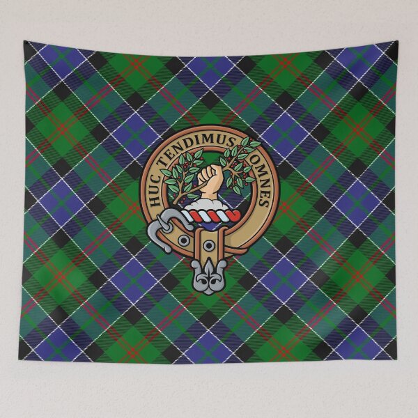 Item preview, Clan Paterson Crest over Tartan designed and sold by sifis.