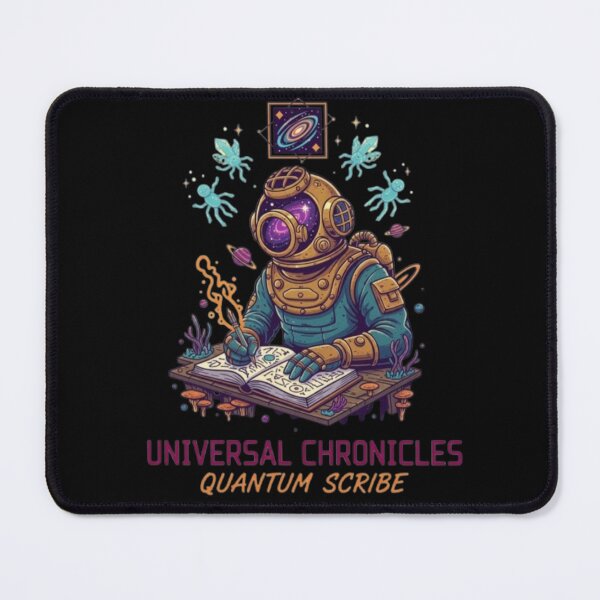 Item preview, Universal Chronicles – Cosmic Astronaut Writer Illustration designed and sold by Dogandesighn.