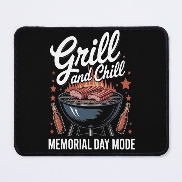 Item preview, Patriotic Grill And Chill BBQ Memorial Day Mode designed and sold by gandebro.