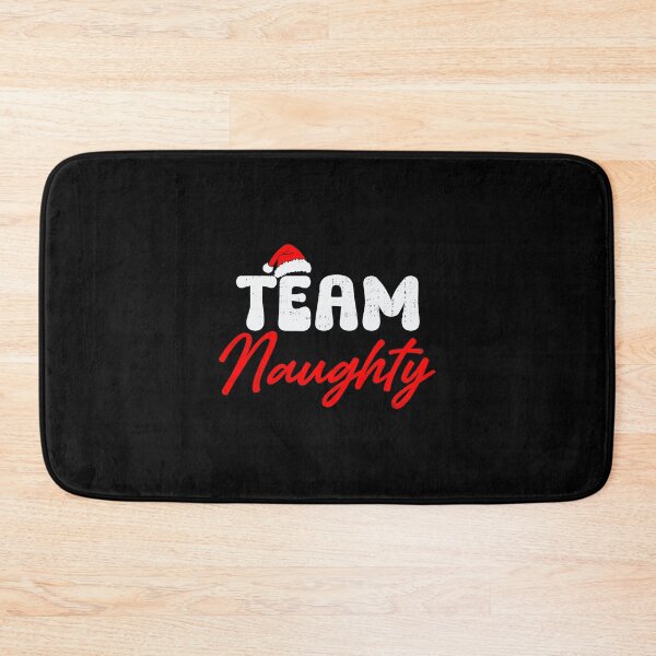 Item preview, Team Naughty Funny Christmas Couple Matching Team Nice Xmas  designed and sold by JEFDodsonArt.