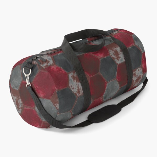 Item preview, Hexagon grid - Red & Gray designed and sold by Studio Variatio.