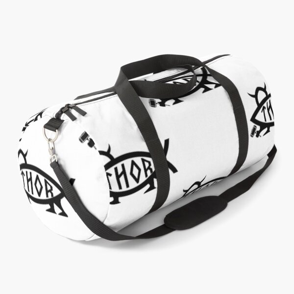 Item preview, Funny Nerdy Thor Fish Symbol Norse Mythology Fan Black Text designed and sold by MathWare MathClips.
