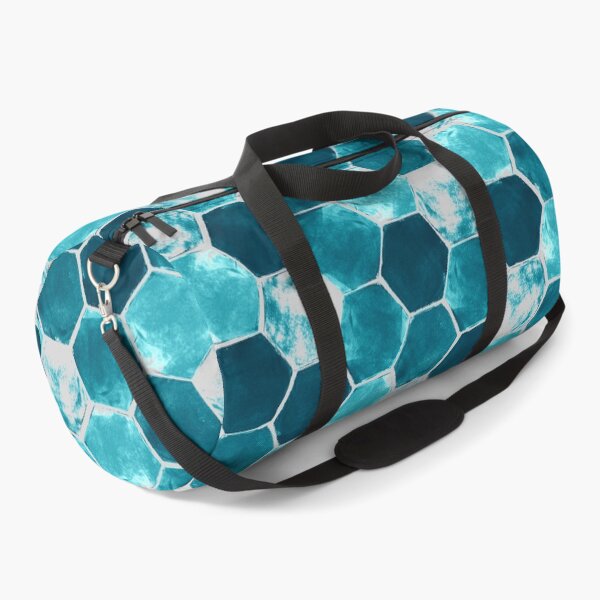 Item preview, Hexagon grid -Icy blue designed and sold by Studio Variatio.