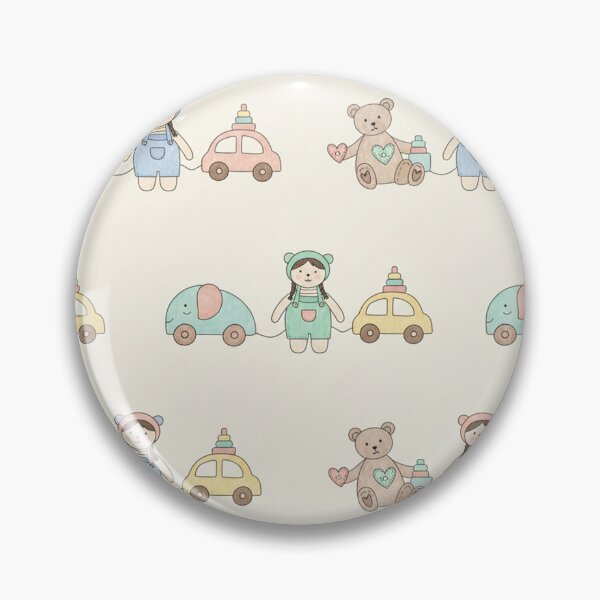 Item preview, Cute Baby Toys & Teddy Bears Seamless Pattern designed and sold by civotajim.