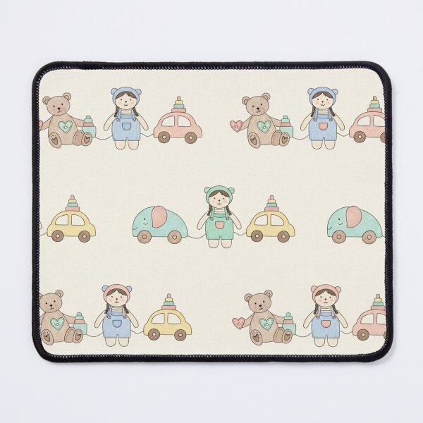 Item preview, Cute Baby Toys & Teddy Bears Seamless Pattern designed and sold by civotajim.