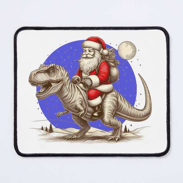 Item preview, Santa On Trax – T-Rex Holiday Ride Fantasy Design designed and sold by denip.