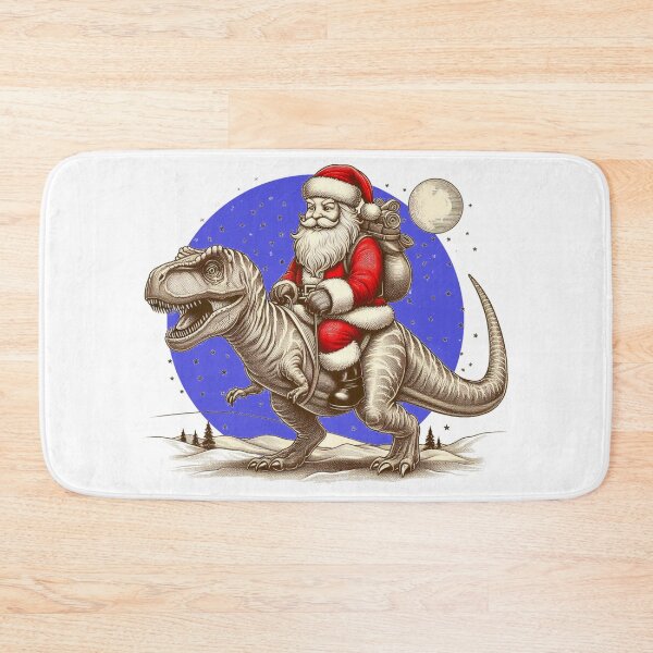 Item preview, Santa On Trax – T-Rex Holiday Ride Fantasy Design designed and sold by denip.