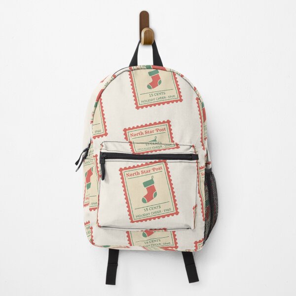 Item preview, Cozy Vintage Christmas Stamp – North Star Post Stocking designed and sold by Iras-Art-Corner.