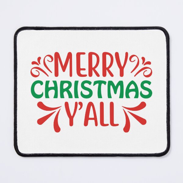 Item preview, Merry Christmas Y'all - Southern Holiday Greeting Slogan Tee designed and sold by FuzionRaptor.