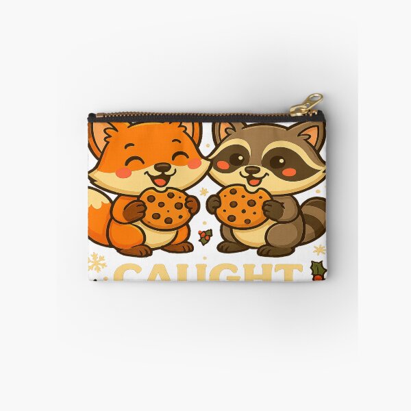 Item preview, Caught Stealing Christmas Cookies – Funny Fox & Raccoon Christmas Tee £20.99£17.99 designed and sold by NOVAWEARIT.
