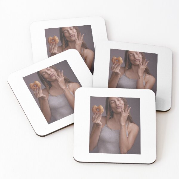 Item preview, hailey bieber & doughnut  designed and sold by delicate-pov.