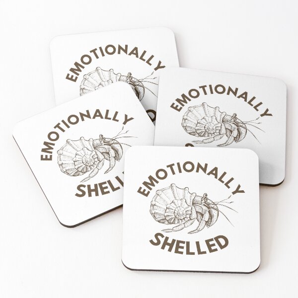 Item preview, Funny Ocean lover Emotionally Shelled – Emotional Humor Hermit Crab Graphic for Sarcasm Lovers designed and sold by biomood.