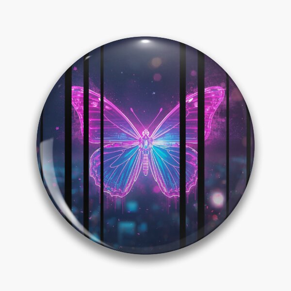 Item preview, Virtual butterfly glitching mid-flight 4 designed and sold by Neon G.